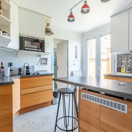 Appartement Rue Bien Assis avec jardin terrasse à Clermont-Ferrand Extérieur photo